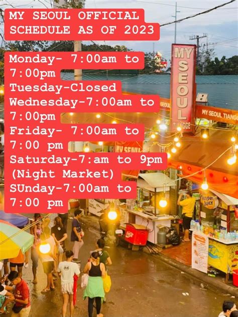 taytay tiangge schedule